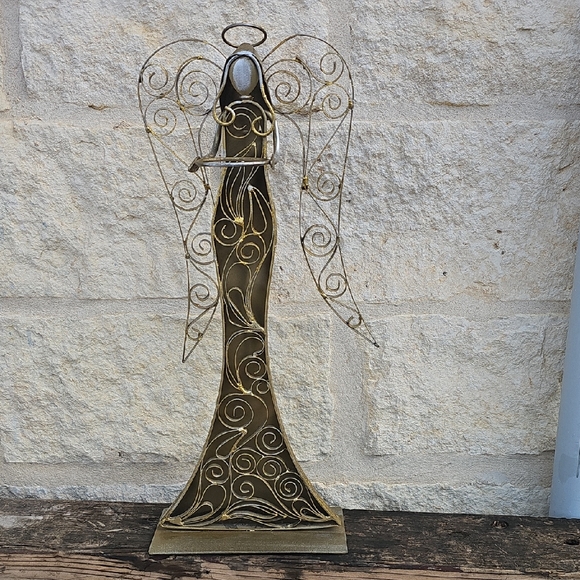 Pier One Brass Filigree Angel